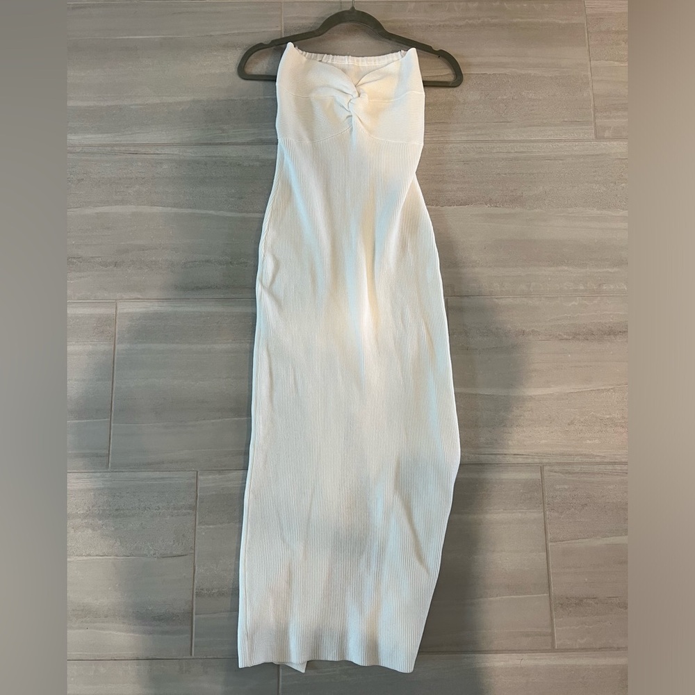 Women’s Bridal White Midi Dress